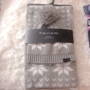 NWT Bundle!!!!Life IS GOOD and TAHARI  beanie & scarf bundle!!